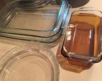 Baking dishes.