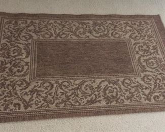 Small rug.