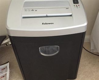Fellowes shredder.