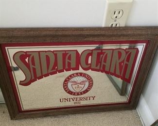 Santa Clara University Plaque.