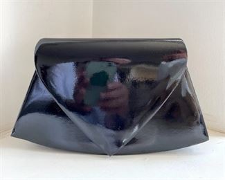 Item 46:  Black Patent Leather Clutch: $38