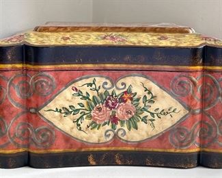 Item 59:  Painted Decorative Box: $38
