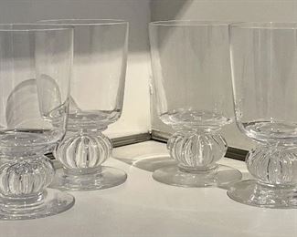 Item 61:  Lalique Majorque Wine Glasses: $ 285 for 4
