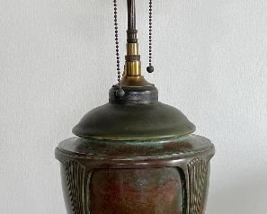 Item 64:  Unsigned Tiffany Lamp Base - 25":  $425