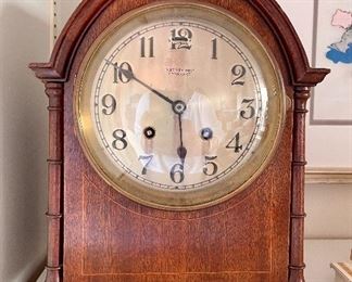 Item 65:  Vintage Wood Mantle Clock:  $65