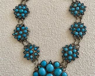 Item 81:  Squash Blossom Style Necklace: $95