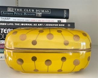 Item 90:  Jonathan Adler Covered Dish - 7" x 3.25": $38