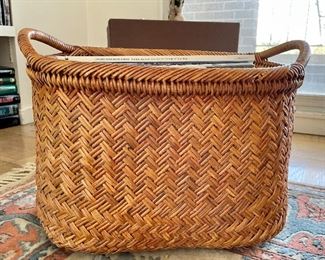 Item 113:  Sturdy Magazine Basket: $38