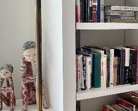 Item 7:  Bradley and Hubbard Stained Glass Floor Lamp - 48.5":  $535