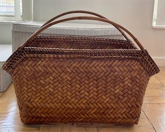 Item 123:  Sturdy Magazine Basket:  $28