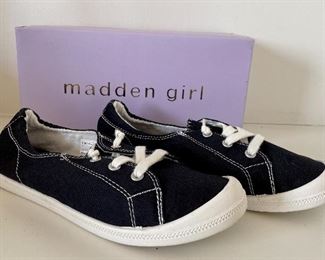 Item 145:  Madden Girl Black Canvas Sneakers: $28