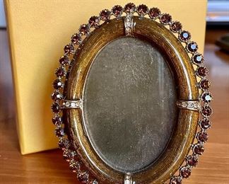 Item 155:  Small Bejeweled Frame: $24