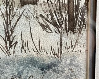 detail - signed lower right