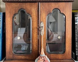 Item 173:  Antique Tea Caddy - 13.5"l x 7"w x 12"h: $145