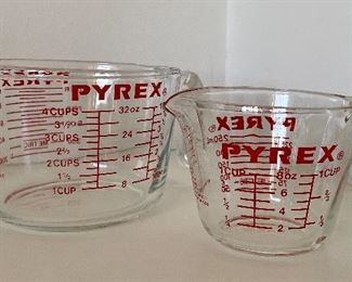 Item 79:  Pyrex Measuring Cups: $28