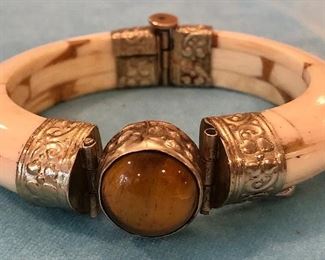 Item 224:  Folklorica Bone Bangle: $32