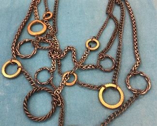 Item 245:  Circle Link Style Necklace:  $12