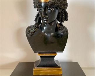 Item 4:  19th c. French Marble Bust of Woman - 6.5"l x 5"w x 8.25"h:  $425