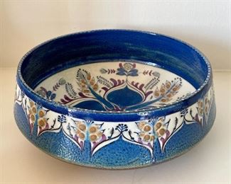 Item 32:  Royal Copenhagen Bowl 439/3178 - Flower Motif - Berte Jessen - Mid Century - 9" x 4":  $135