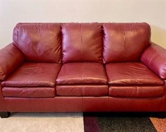 Leather couch