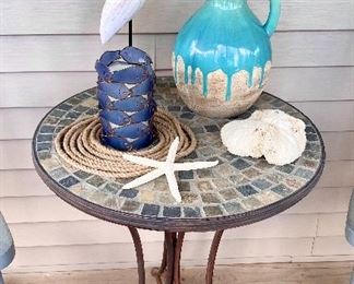 Mosaic top outdoor table patio table