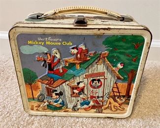 Vintage Mickey Mouse club lunchbox