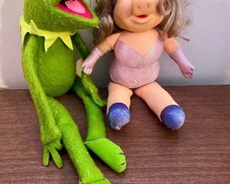 Vintage Kermit the frog muppets