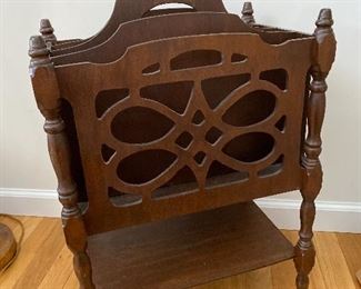 Vintage magazine rack