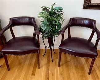 Leather chairs