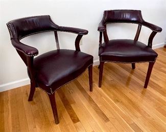 Leather chairs