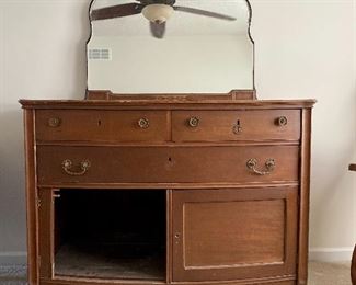 Vintage dresser with mirror