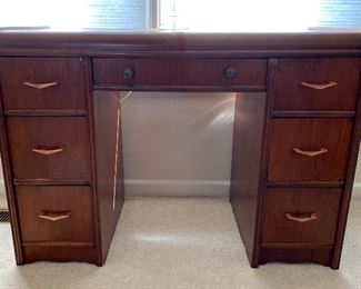 Vintage waterfall desk 
