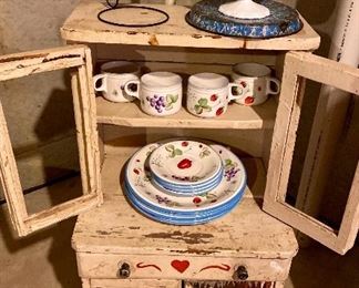 Vintage child’s hutch