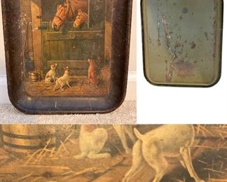 Vintage advertising tray