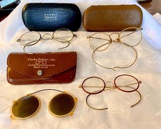 Vintage antique eye glasses