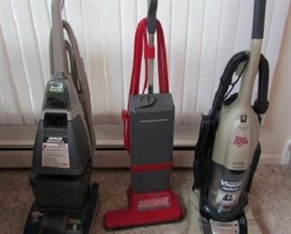 Hoover Steam Vac, Electro Lux Commercial Vacuum & Dirt Devil