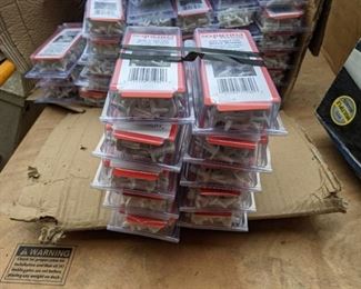 10- Boxes Of 50 White 3/5" High Impact Drive Rivets