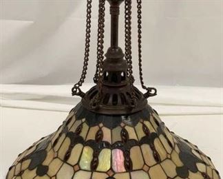 stained glass chandelier