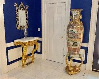 Room view - Mirror and console table are SOLD