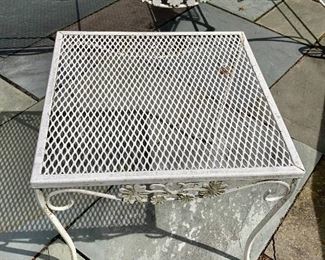 $40 - Table: 16"H; 19.5"W; 19.5"D - 1 AVAILABLE