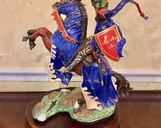 $160 - King Arthur - Franklin Mint porcelain - 16"H; 13"W; 9"D