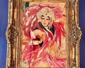 $900 -  Fabulous "Dancer" giclee - 38" W x 49" H. 