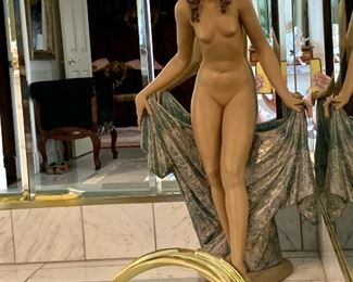 $495 LLadro "The Bather or Innocence"  matte finish  nude #6 - 27.5" H, 15" W, 12.5" D.
