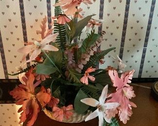 $45 - Floral arrangement #1  - Approx 22" H, 21" W, 18" D. 