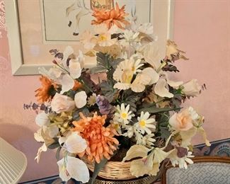 $30 Floral decorative bouquet #4 Approx 22" H, 22" W, 18" D. 