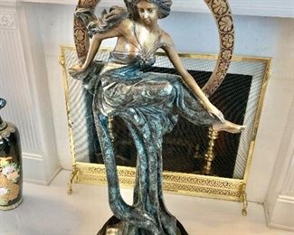 $1500 - Art Deco bronze - 48"L; 24"W; 12"D