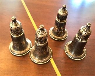 $40 per pair sterling silver salt and pepper needs polish 