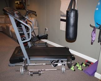 TREADMILL,PUNCHING BAG