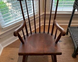 	#12	Child's rocker. As is seat.	 $20.00 		