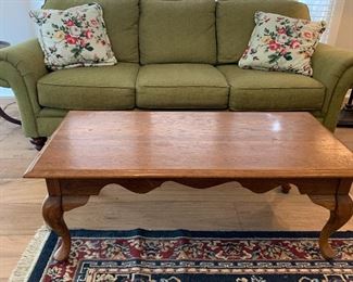 	#38	Oak coffee table 46"x22"x17	 $35.00 		